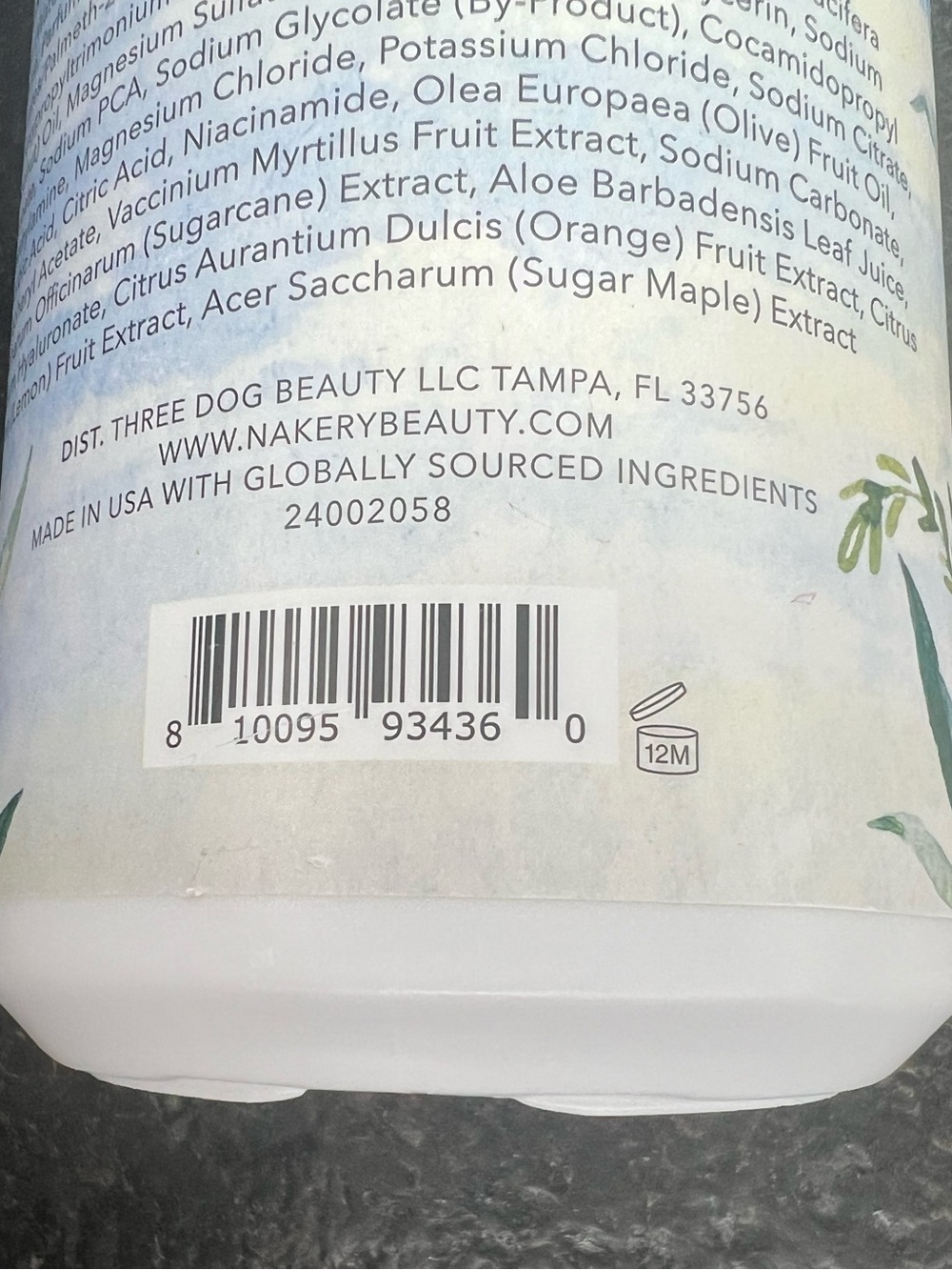 Nakery SkinRenew Face, Body + Hair Wash 33.8 Fl Oz (Seaside Serenity)-NEW - Picture 3 of 6